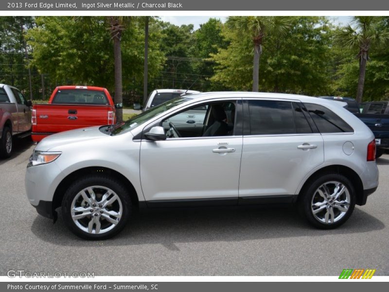Ingot Silver Metallic / Charcoal Black 2013 Ford Edge Limited