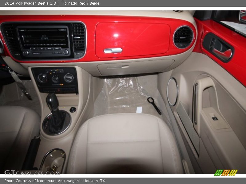 Tornado Red / Beige 2014 Volkswagen Beetle 1.8T