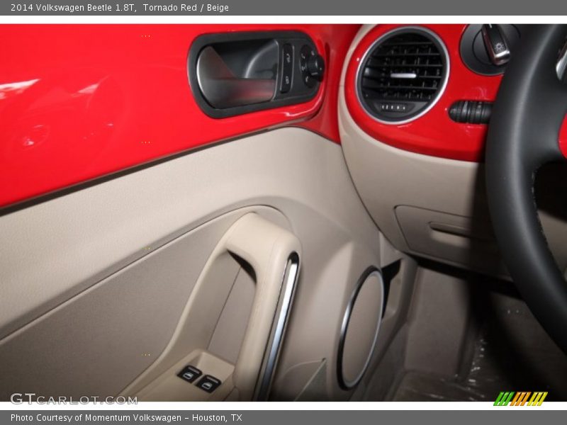Tornado Red / Beige 2014 Volkswagen Beetle 1.8T