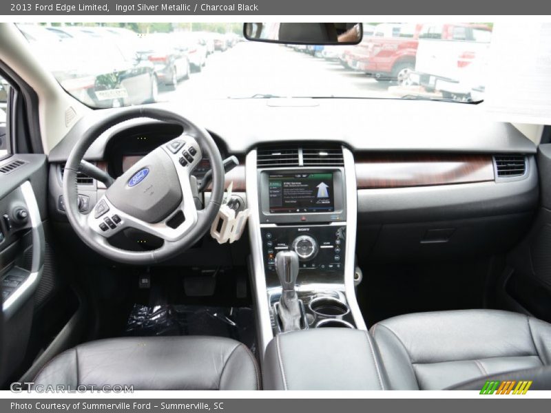 Ingot Silver Metallic / Charcoal Black 2013 Ford Edge Limited