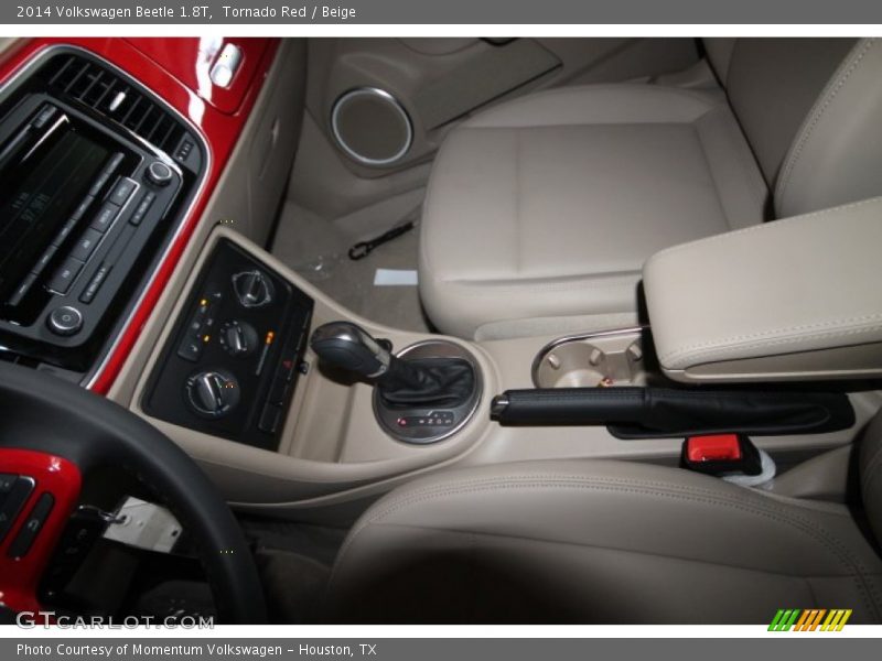 Tornado Red / Beige 2014 Volkswagen Beetle 1.8T