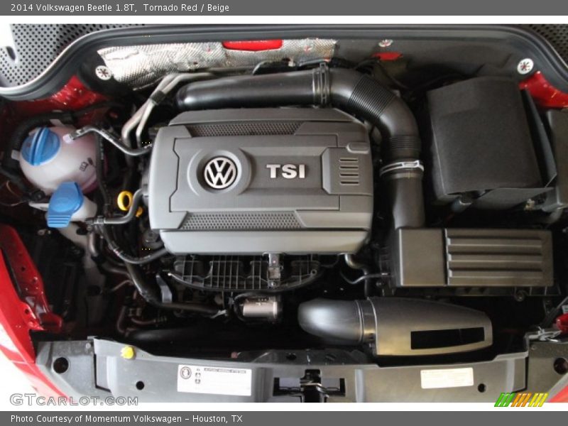 Tornado Red / Beige 2014 Volkswagen Beetle 1.8T