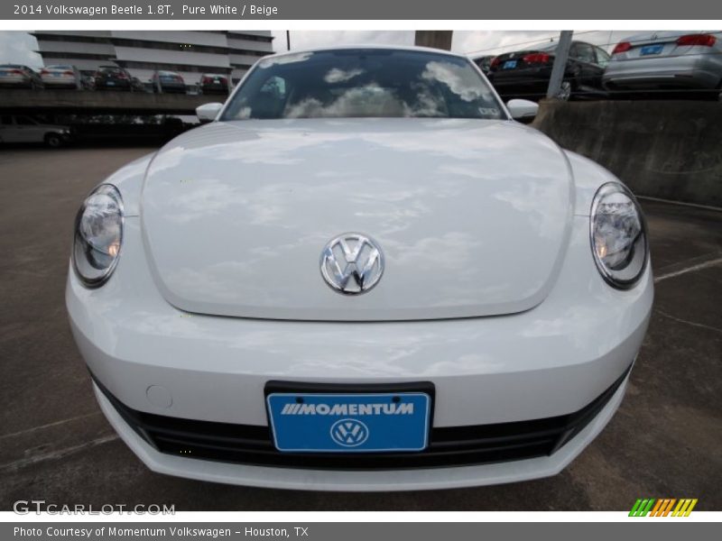 Pure White / Beige 2014 Volkswagen Beetle 1.8T