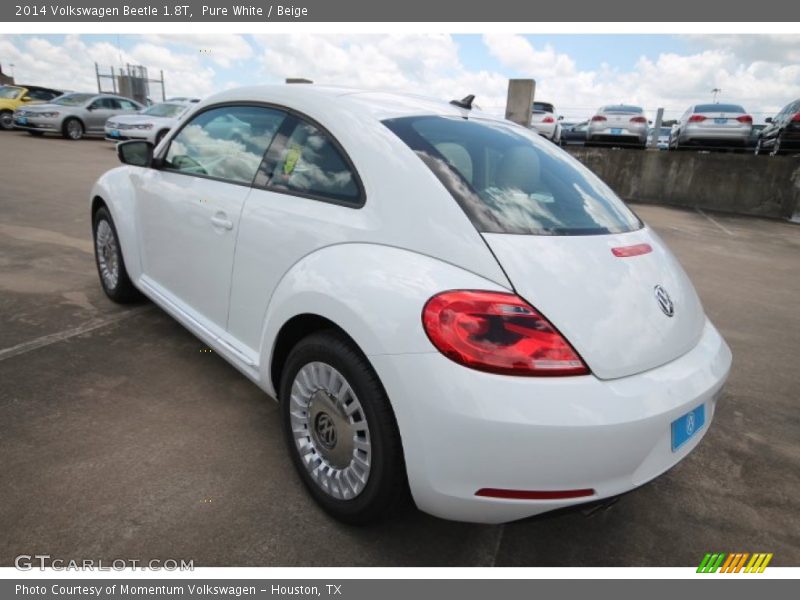 Pure White / Beige 2014 Volkswagen Beetle 1.8T