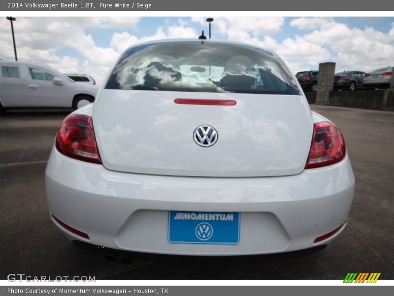 Pure White / Beige 2014 Volkswagen Beetle 1.8T