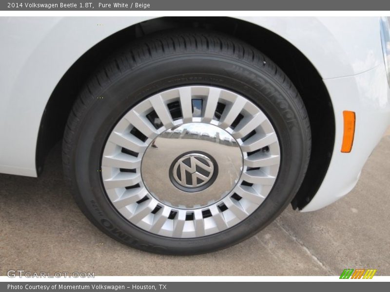 Pure White / Beige 2014 Volkswagen Beetle 1.8T