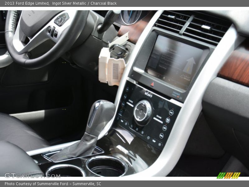 Ingot Silver Metallic / Charcoal Black 2013 Ford Edge Limited