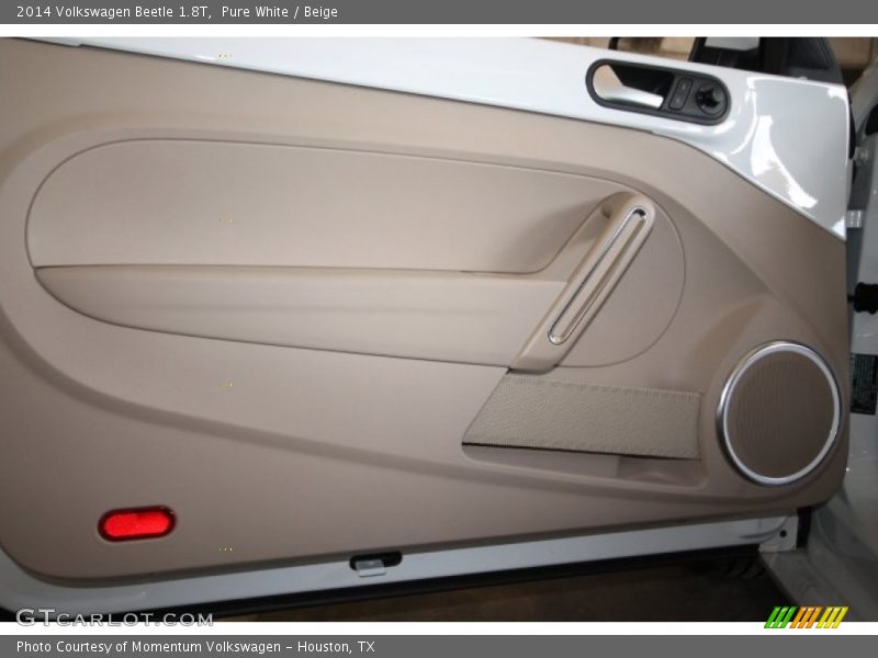 Pure White / Beige 2014 Volkswagen Beetle 1.8T