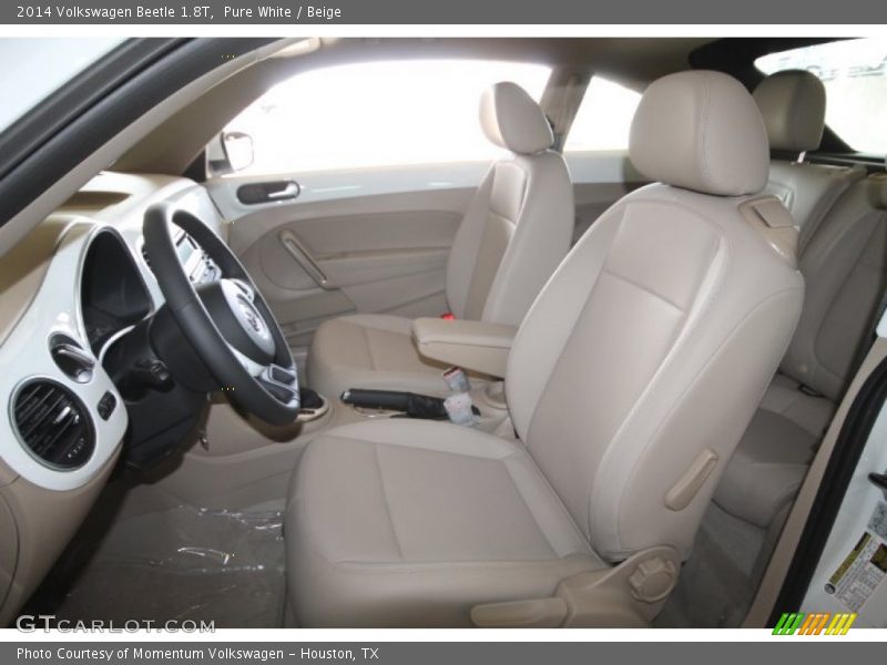 Pure White / Beige 2014 Volkswagen Beetle 1.8T