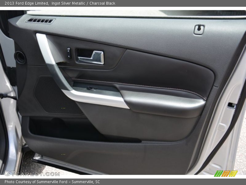 Ingot Silver Metallic / Charcoal Black 2013 Ford Edge Limited
