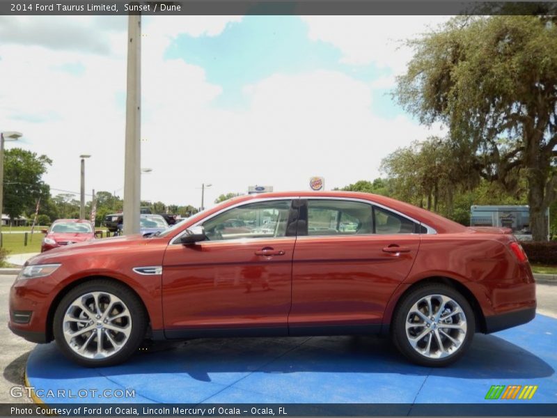 Sunset / Dune 2014 Ford Taurus Limited