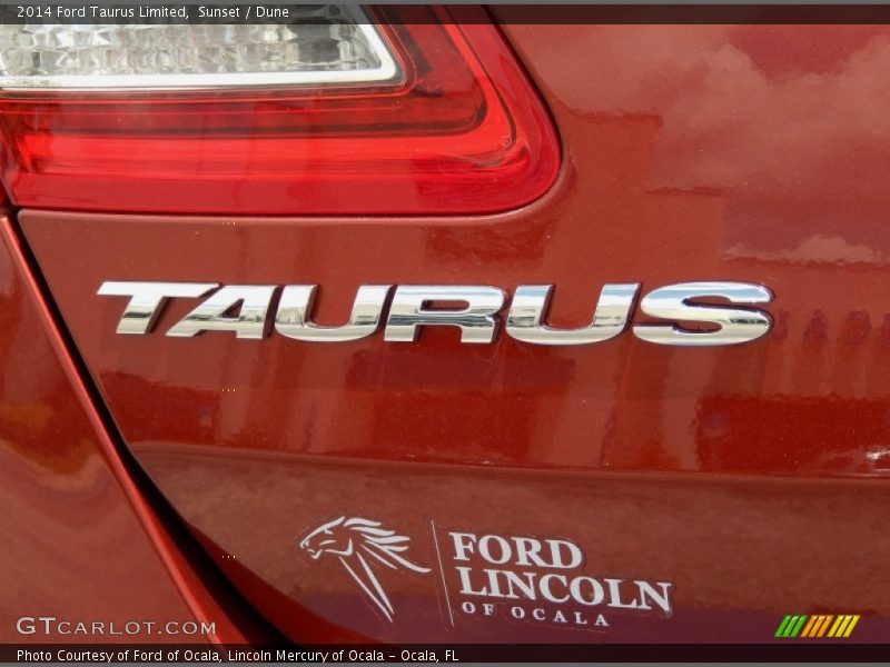 Sunset / Dune 2014 Ford Taurus Limited