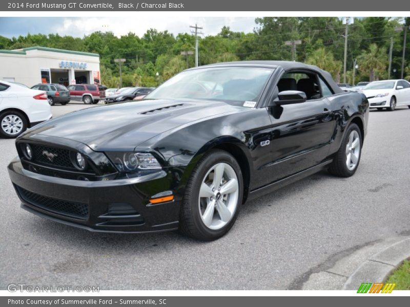 Black / Charcoal Black 2014 Ford Mustang GT Convertible