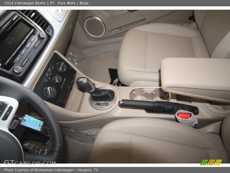 Pure White / Beige 2014 Volkswagen Beetle 1.8T