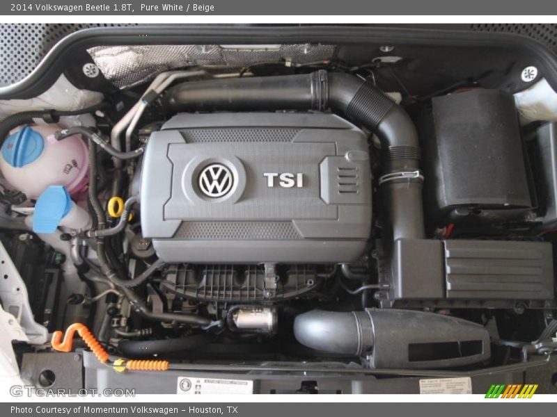 Pure White / Beige 2014 Volkswagen Beetle 1.8T