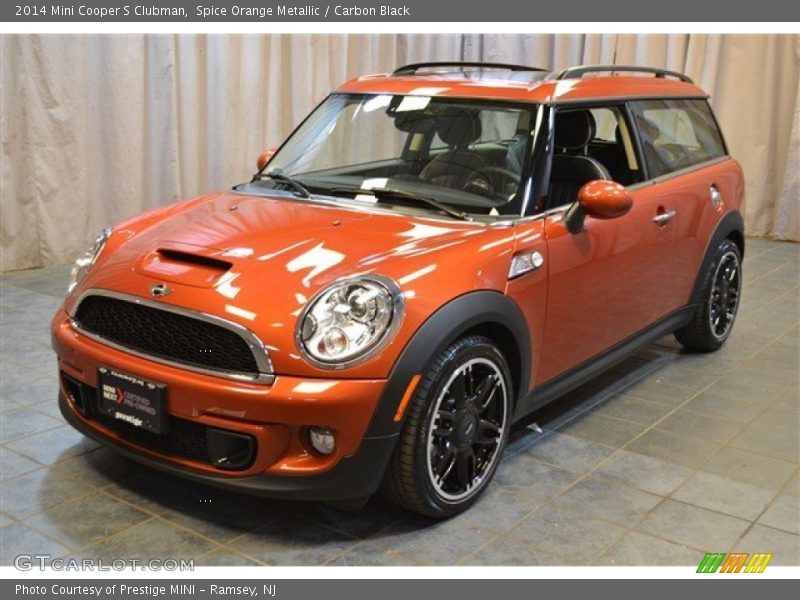 Spice Orange Metallic / Carbon Black 2014 Mini Cooper S Clubman