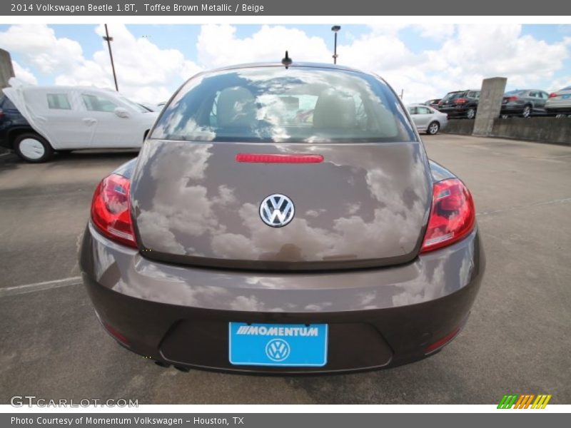 Toffee Brown Metallic / Beige 2014 Volkswagen Beetle 1.8T