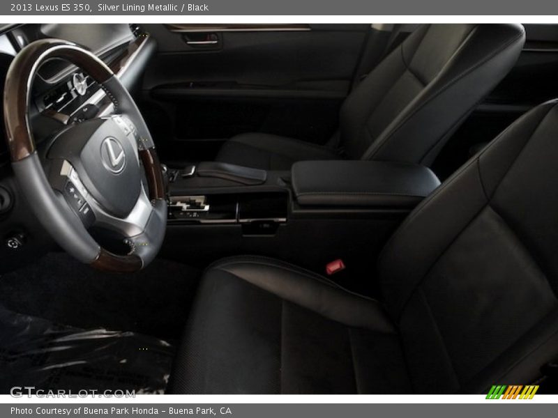 Silver Lining Metallic / Black 2013 Lexus ES 350