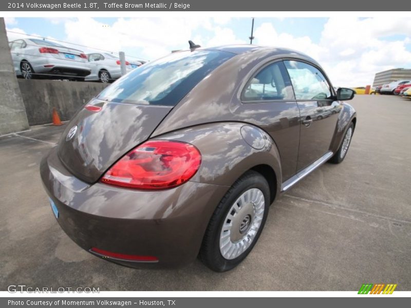 Toffee Brown Metallic / Beige 2014 Volkswagen Beetle 1.8T