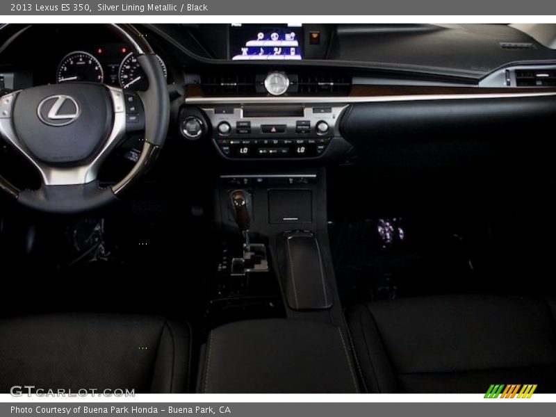 Silver Lining Metallic / Black 2013 Lexus ES 350