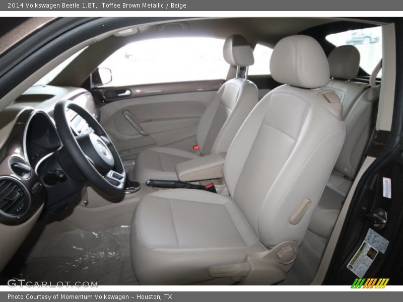 Toffee Brown Metallic / Beige 2014 Volkswagen Beetle 1.8T