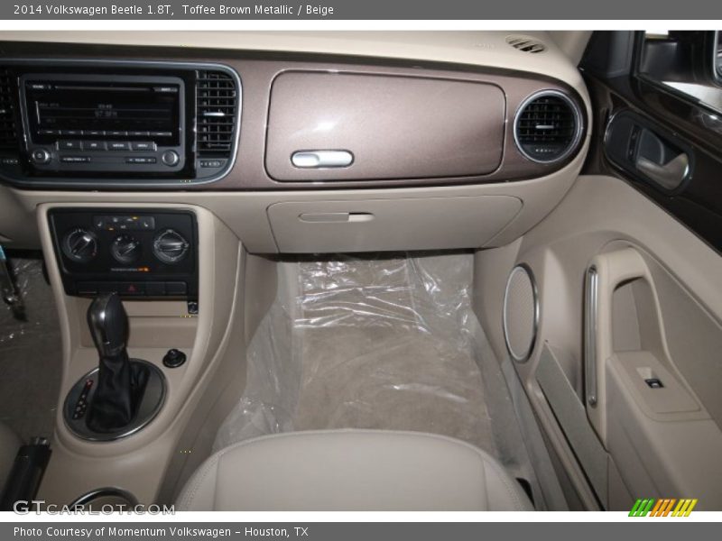 Toffee Brown Metallic / Beige 2014 Volkswagen Beetle 1.8T