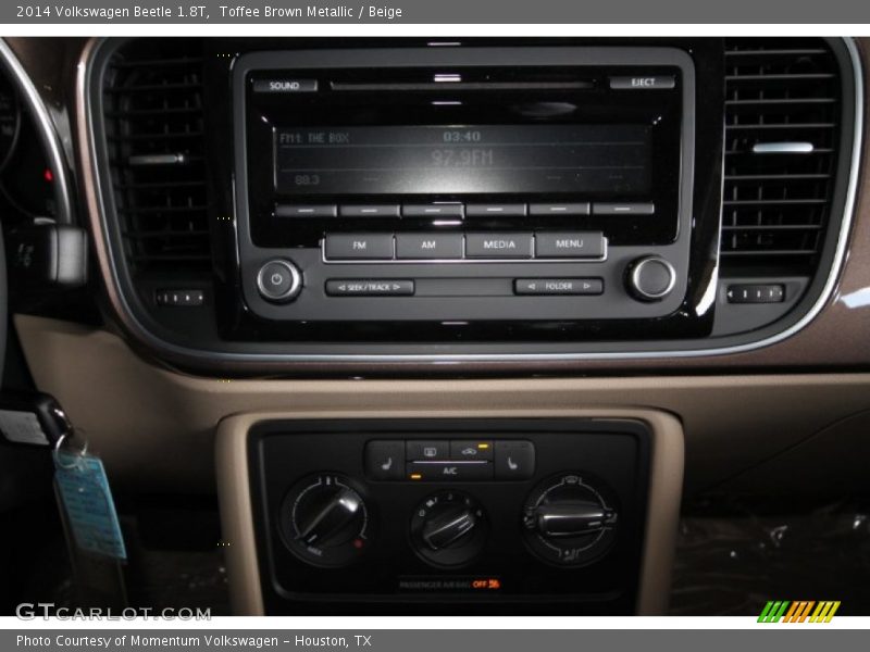 Toffee Brown Metallic / Beige 2014 Volkswagen Beetle 1.8T