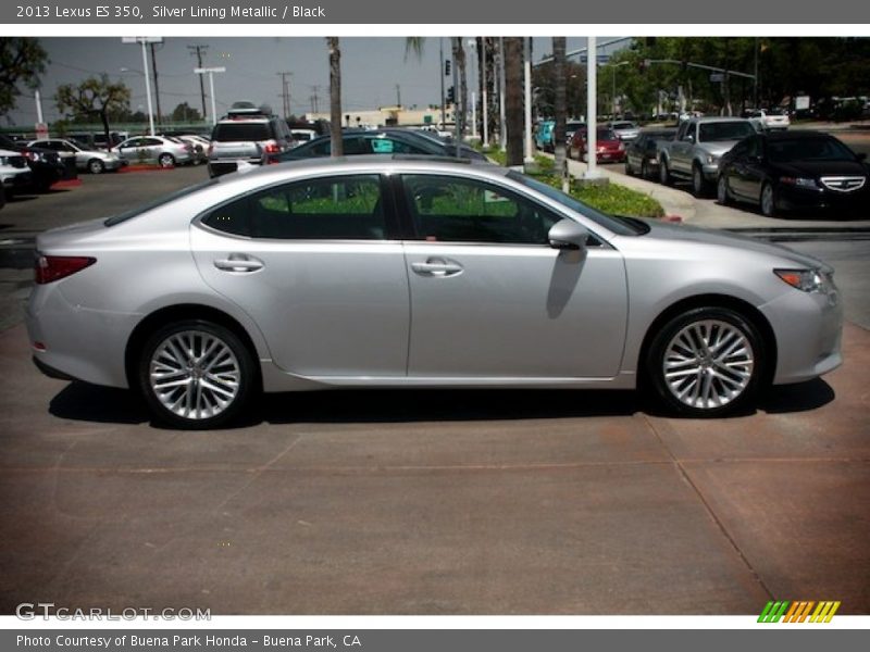 Silver Lining Metallic / Black 2013 Lexus ES 350