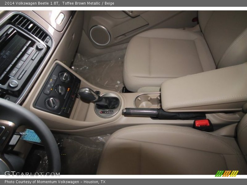 Toffee Brown Metallic / Beige 2014 Volkswagen Beetle 1.8T