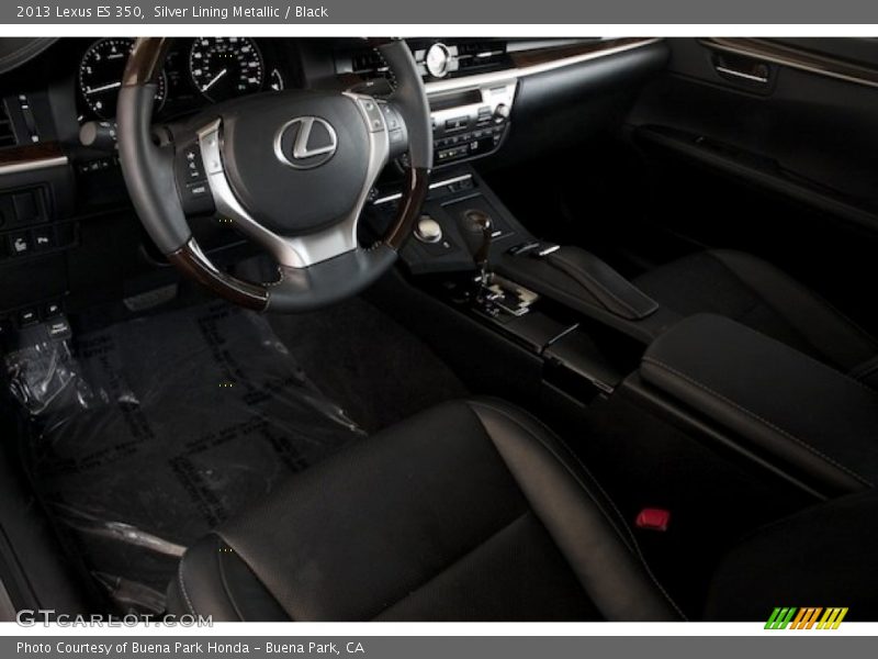 Silver Lining Metallic / Black 2013 Lexus ES 350