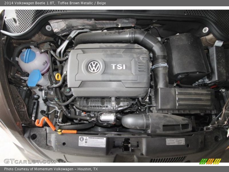 Toffee Brown Metallic / Beige 2014 Volkswagen Beetle 1.8T