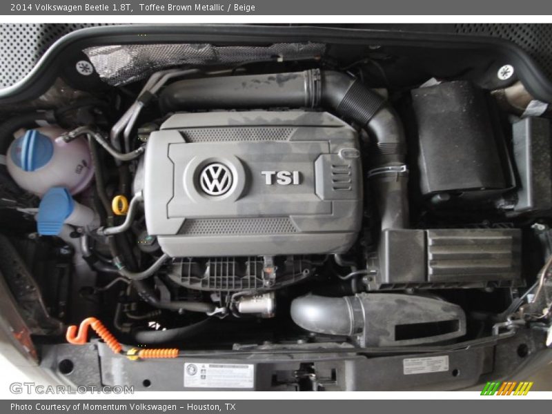 Toffee Brown Metallic / Beige 2014 Volkswagen Beetle 1.8T