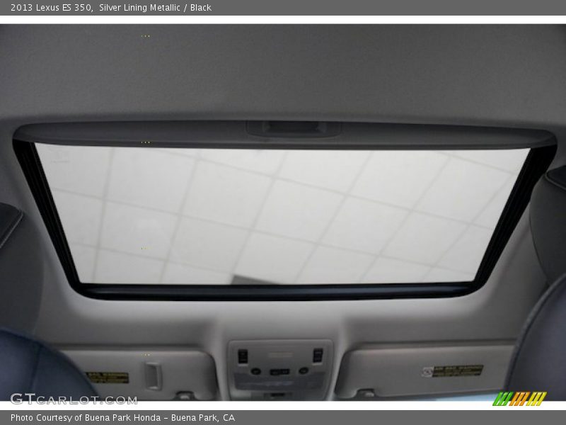 Silver Lining Metallic / Black 2013 Lexus ES 350