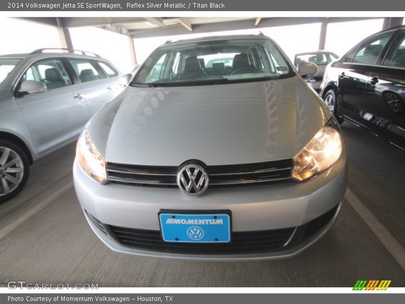 Reflex Silver Metallic / Titan Black 2014 Volkswagen Jetta SE SportWagen