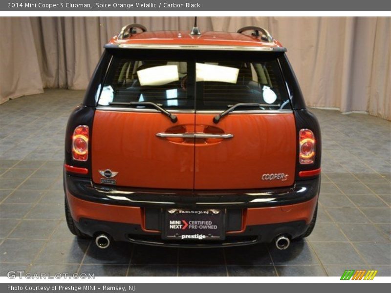 Spice Orange Metallic / Carbon Black 2014 Mini Cooper S Clubman