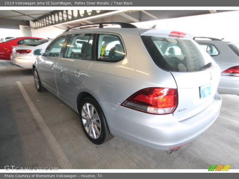 Reflex Silver Metallic / Titan Black 2014 Volkswagen Jetta SE SportWagen