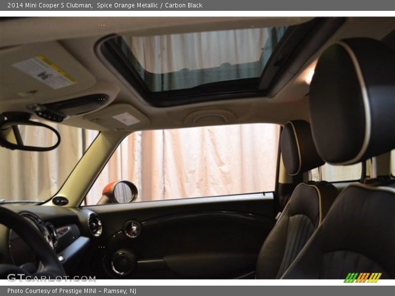 Spice Orange Metallic / Carbon Black 2014 Mini Cooper S Clubman