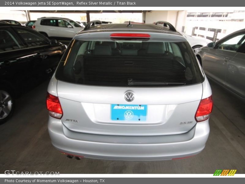 Reflex Silver Metallic / Titan Black 2014 Volkswagen Jetta SE SportWagen