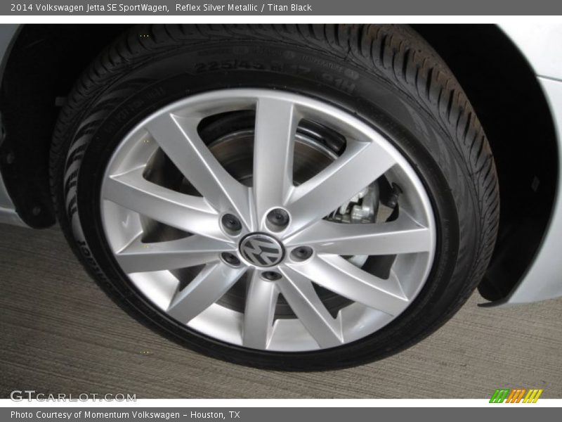 Reflex Silver Metallic / Titan Black 2014 Volkswagen Jetta SE SportWagen