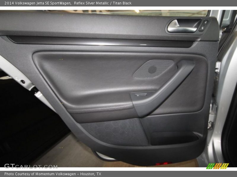 Reflex Silver Metallic / Titan Black 2014 Volkswagen Jetta SE SportWagen