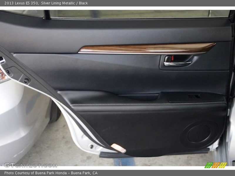 Silver Lining Metallic / Black 2013 Lexus ES 350