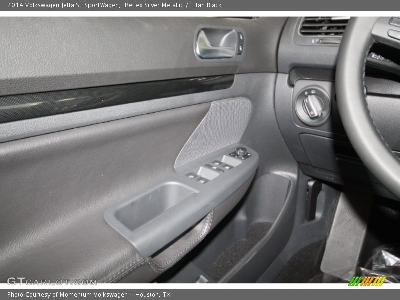 Reflex Silver Metallic / Titan Black 2014 Volkswagen Jetta SE SportWagen