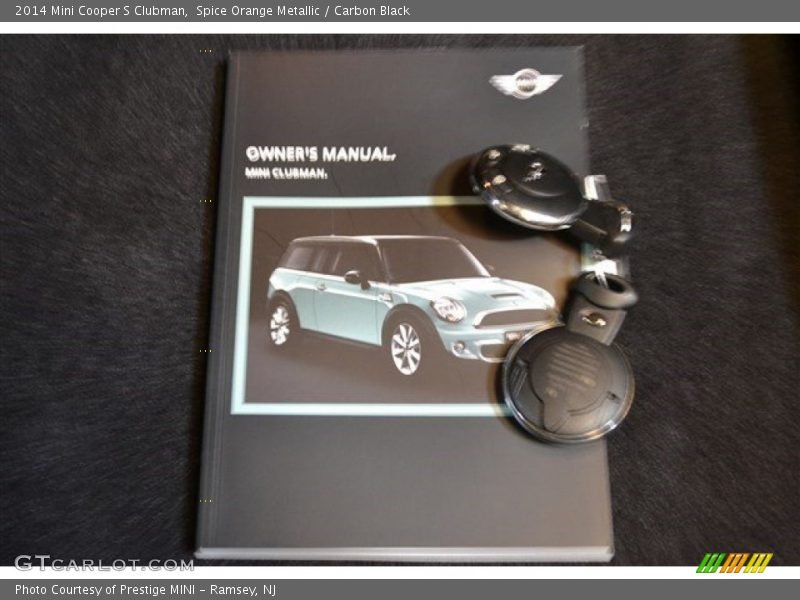Spice Orange Metallic / Carbon Black 2014 Mini Cooper S Clubman