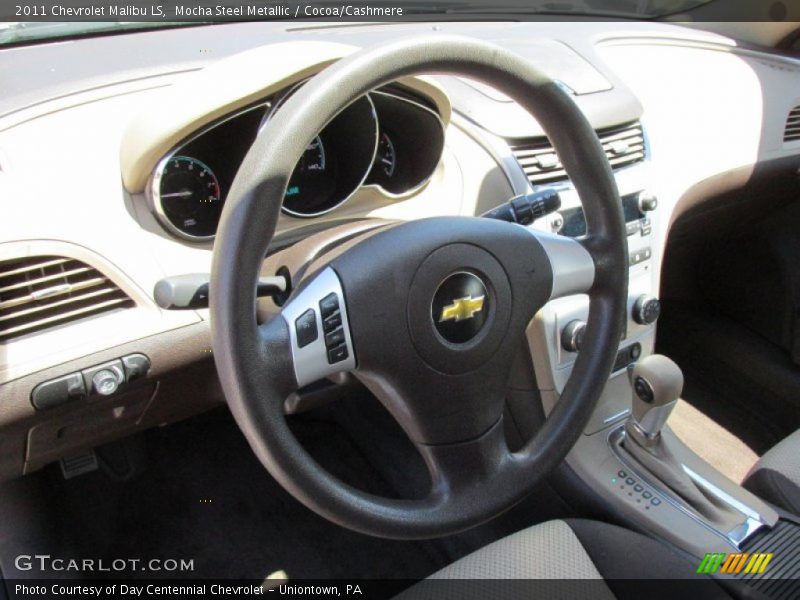 Mocha Steel Metallic / Cocoa/Cashmere 2011 Chevrolet Malibu LS