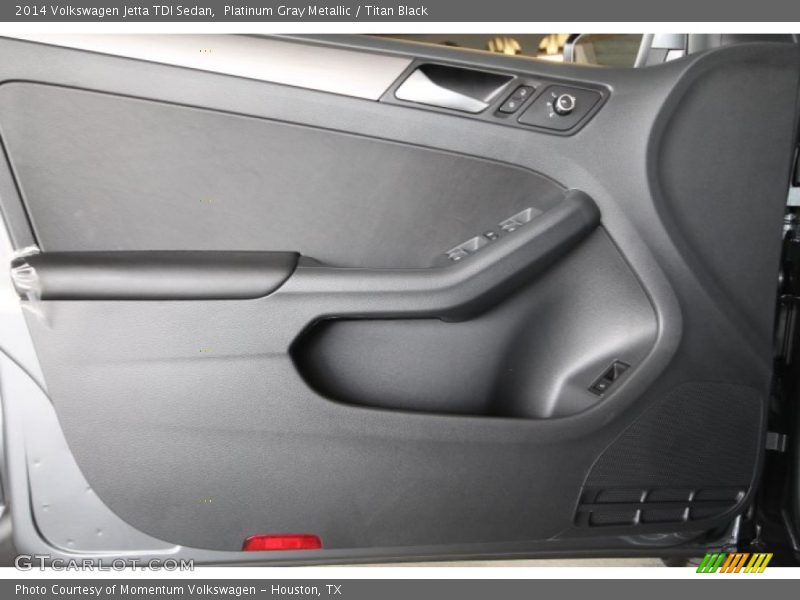 Platinum Gray Metallic / Titan Black 2014 Volkswagen Jetta TDI Sedan