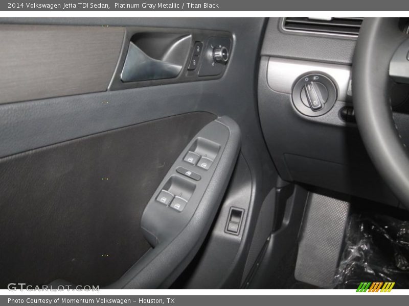 Platinum Gray Metallic / Titan Black 2014 Volkswagen Jetta TDI Sedan