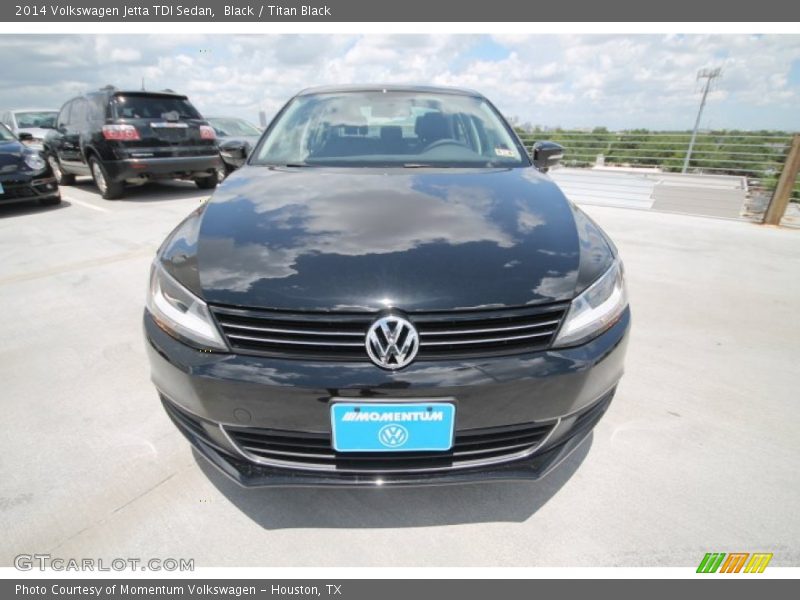 Black / Titan Black 2014 Volkswagen Jetta TDI Sedan
