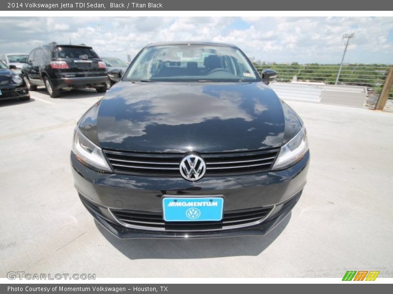 Black / Titan Black 2014 Volkswagen Jetta TDI Sedan