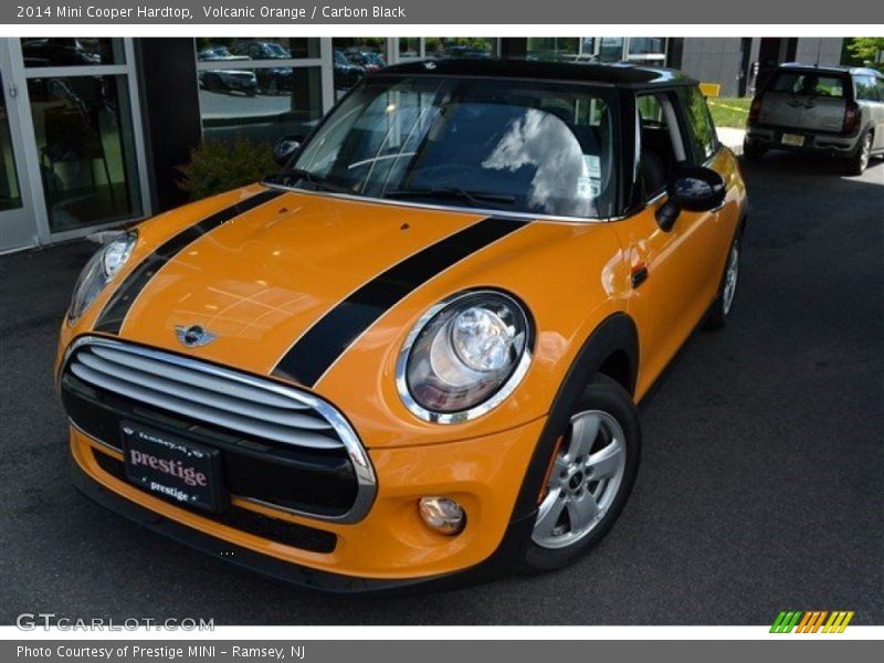 Volcanic Orange / Carbon Black 2014 Mini Cooper Hardtop