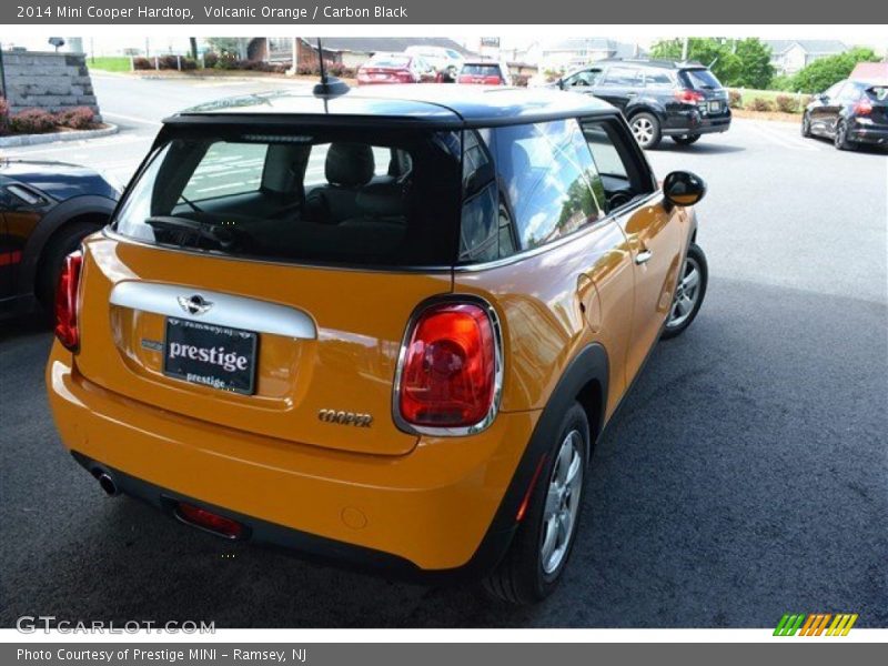 Volcanic Orange / Carbon Black 2014 Mini Cooper Hardtop